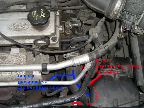 Ford mondeo mk3 wymiana maego termostatu #3